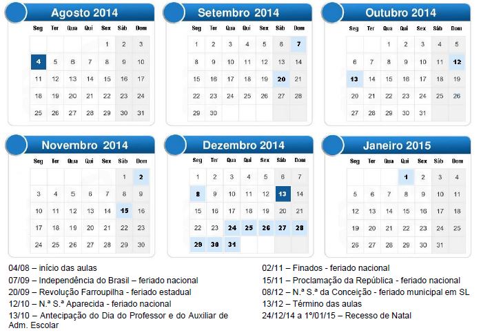 calendario
