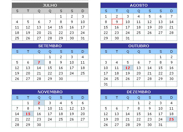 calendario